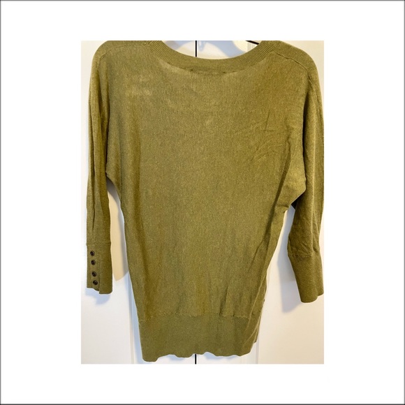 LOFT olive green sweater - sz XS - Picture 2 of 3